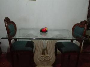 Vendo O Cambio Comedor Tallado con Rosas - Medellín