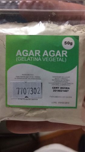 Agar-agar Gelatina De Origen Vegetal