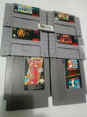 Juegos Super Nintendo Y Nes Cartuchos