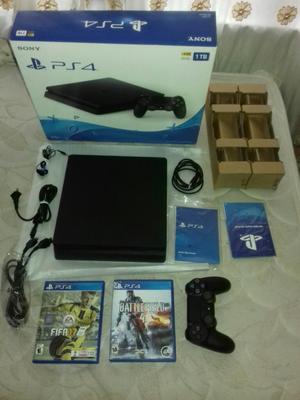 Ps4 Slim de 1 Tb 2 Juegos