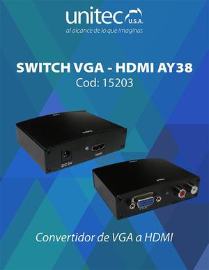 SE VENDE CONVERTIDOR DE VGA A HDMI