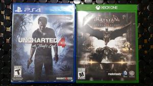 Uncharted 4 Y Batman Arkham Knight