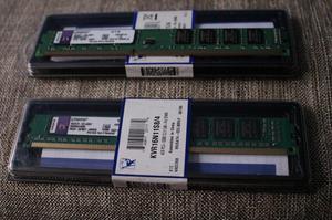2 Memorias Ram de 4gb PC Mhz Pc Kingston