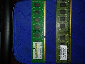MEMORIA RAM Ddr3 5GB 1X4GB Y 1X1GB ambas mhz