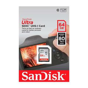 Memoria Sd 64 Gb Ultra Sandisk Cmbs