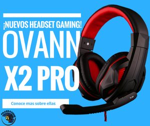 Ovann X2 Pro Gaming sin LED control de audio y microfono