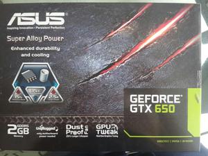 Tarjeta Nvidia GeForce GTX 650 AsusE 2GB DDR5 Edition