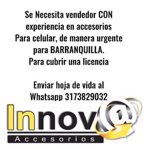 Vendedor Accesorios Celular Barranquilla - Bogotá