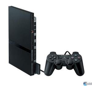 Playstation 2 Ps2 Un Control Memoria Y Cables.