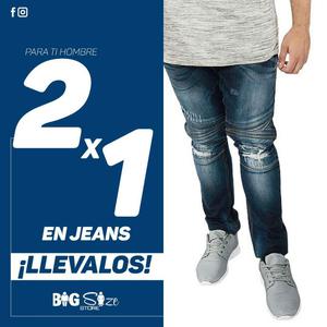 Promocion Jeans Hombre Talla Grande