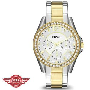 Reloj Fossil Es Dorado Y Plateado