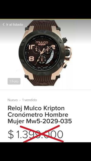 Reloj Mulco Kripton Original
