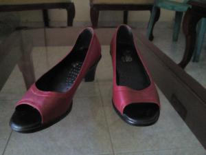 Zapatos en Cuero Rojos