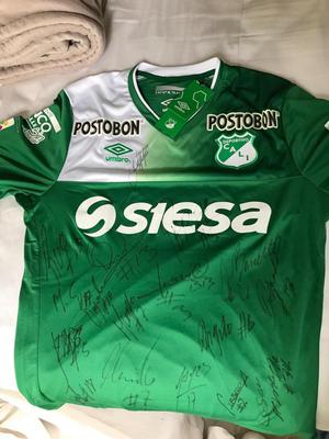 Camiseta Deportivo Cali Firmada