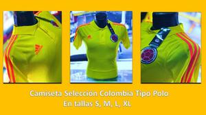 Camiseta Seleccion Colombia tipo polo