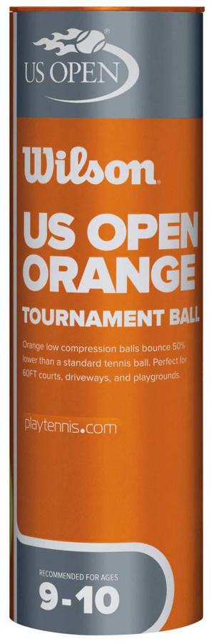 Pelotas Tenis Wilson Us Open Orange 100 Original Verde