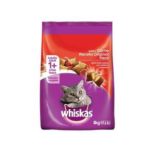 Whiskas Alimento Para Gato -whiskas carne 8 Kg
