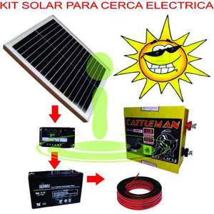 Impulsor Cerca Eléctrica Kit Solar 80 Km 700 Ha 2,5j