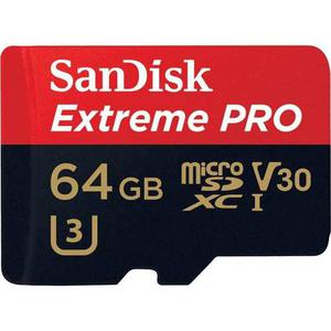 Memoria Microsd Sandisk Extreme Pro 64gb U3 C10 4k 95mb/s