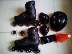 Kit Patines Chicago Ajustables