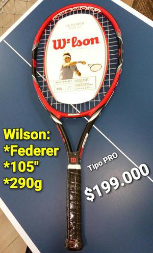 Raqueta Wilson Roger Federer Pro 290g