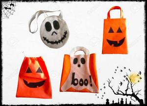 Bolsas Halloween Ecológicas Varios Diseños