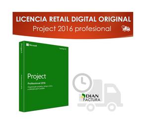 Project  profesional, Licencia Retail Digital Original