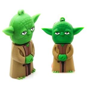 Memoria Usb 8 Gb Diseño Exclusivo Star Wars Yoda Verde