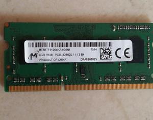 Memoria Ddr 3 4gb para Portátil Pcl3