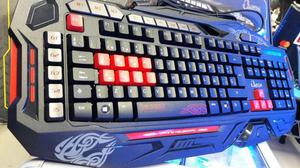 teclado gamer programable omega multimedia usb alta