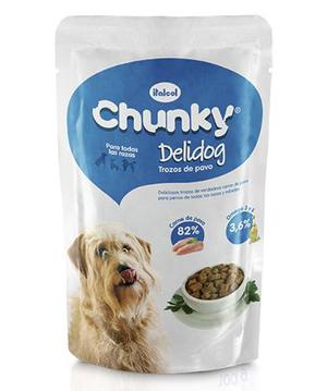 Chunky Alimento Para Perro -chunky Delidog Pavo 100 Gr