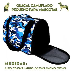 Guacal Camuflado Para Mascota Pequeño