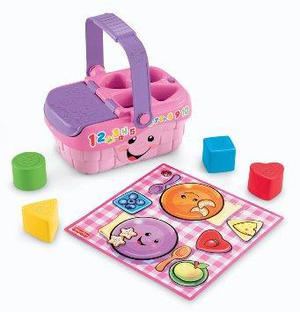 Canasta Picnic Fisher Price, dulces sonidos, formas,
