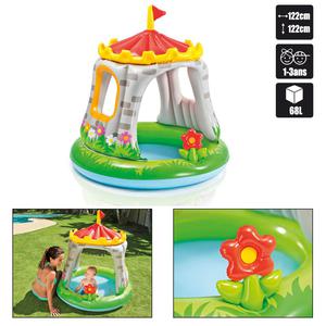 Piscina Castillo Bebe Niño 122 X 122 Cm Intex 