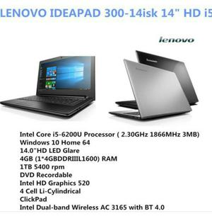 Portatil Lenovo Core I5 6@ Generación