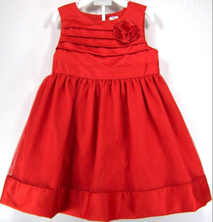 Vestido Plisado ROJO Carter's FIESTA