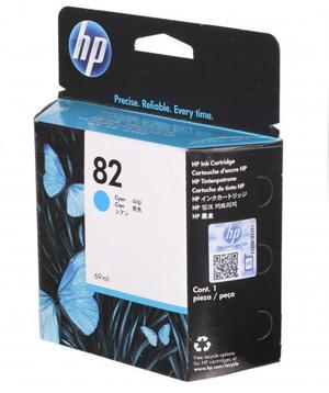 Cartucho de Tinta HP Cian 82 para Plotter HP ,