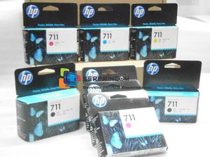 Cartuchos de Tinta HP 711 Originales para Plotter HP T120 Y