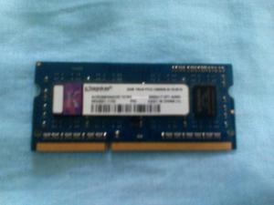 Memoria Ram Kingston DDR 3 2 GB Para Portatil