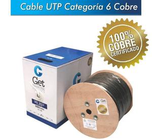 Cable UTP Categoria 6 Cobre para Interiores Marca GET 305