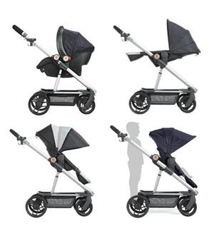 Coche Y Silla Bebé Travel System Gb Evoq