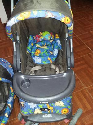 Coche con Porta Bebe Y Bañera con Soport