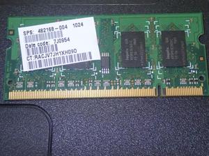 Memoria DDR2 de 1Gb para portatil