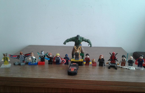 Minifiguras lego hulk original de hotweels