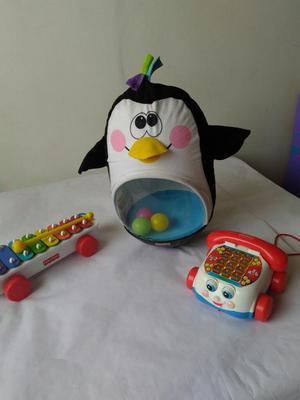 Tres Juguetes Musicales Fisher Price