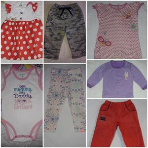 Vendo lote de ropa para bebita 6 meses