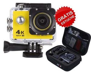 Camara Deportiva Wifi + Estuche Gratis