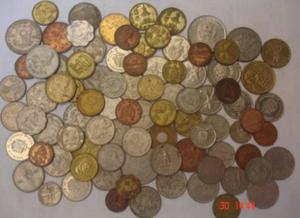 65 Monedas Antiguas de Colombia, Suiza, China, Mexico Etc