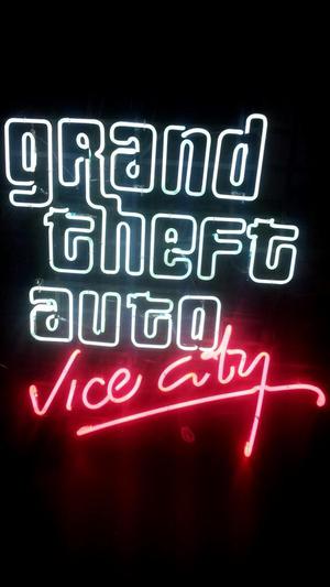 Display Neon Grand Theft Auto Vice City