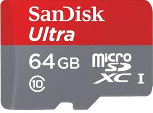 Memoria Micro Sd 64gb Clase 10 San Disk